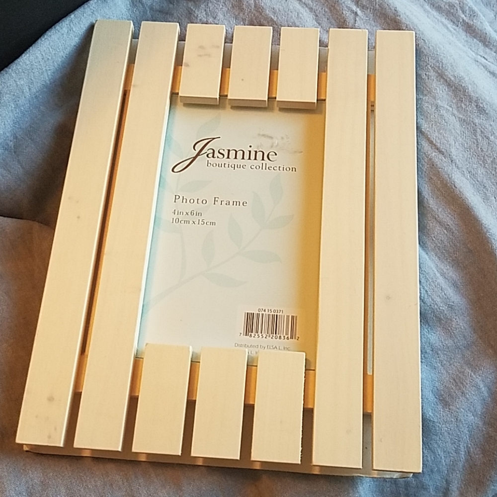 Cream Fench Look Photo Frame 4x6 NEW